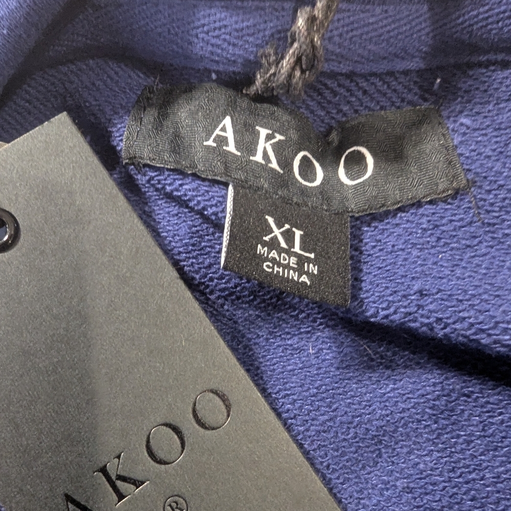 Akoo Squad Crew Pullover Hoodie Size XL - Picture 4 of 9